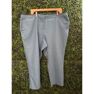 Amanda + Chelsea, Blue flat front pants, Women’s size 20W